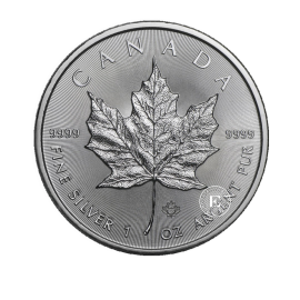 1 oz (31.10 g) pièce d'argent Maple Leaf, Canada 2021