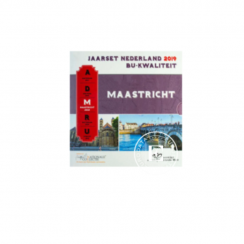 3.88 Eur apyvartinių monetų rinkinys Maastricht, Nyderlandai 2019