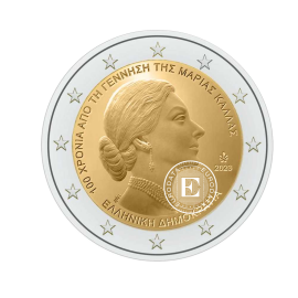 2 Eur Münze Maria Callas, Griechenland 2023