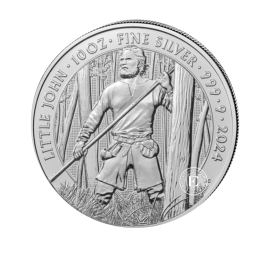 10 oz (311 g) srebrna moneta Myths and Legends - Little John, Wielka Brytania 2024