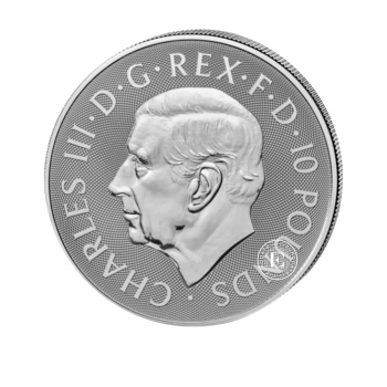 10 oz (311 g) sidabrinė moneta Mitai ir Legendos - Mažasis Džonas, Didžioji Britanija 2024