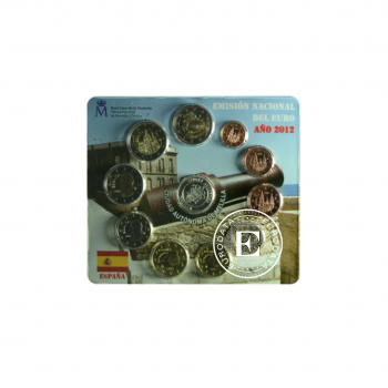  7.88 Eur monetų rinkinys Melilla, Ispanija 2012