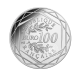 100 Eur (45.00 g) silver coin on coincard Disney 100th anniversary, France 2023