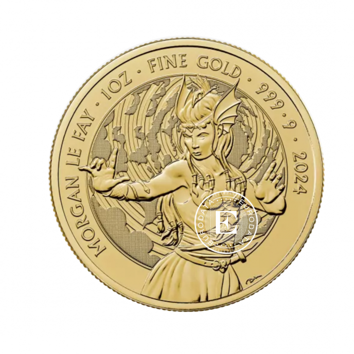 1 oz (31.10 g) złota moneta  Myths and Legends - Morgan Le Fay, Wielka Brytania 2024