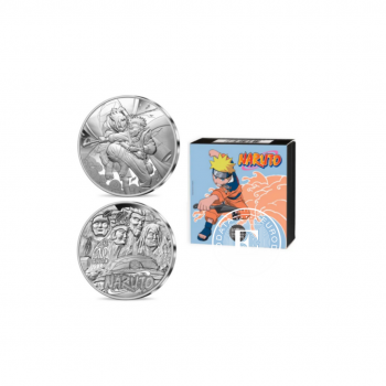 10 Eur (22.20 g) sidabrinė PROOF moneta Naruto, Prancūzija 2023 (su sertifikatu)
