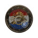 2 Eur colored coin 10th  years of euro, Netherlands 2012