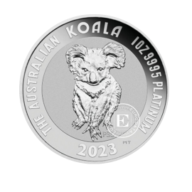 1 oz (31.10 g)  platynowa moneta Koala, Australia 2023