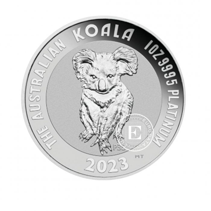 1 oz (31.10 g) platininė moneta Koala, Australija 2023