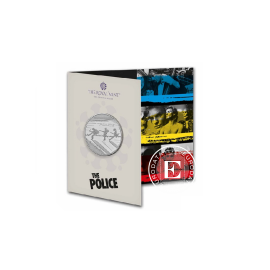 5 pounds coin on coincard Music Legends – The Police, Great Britain 2023