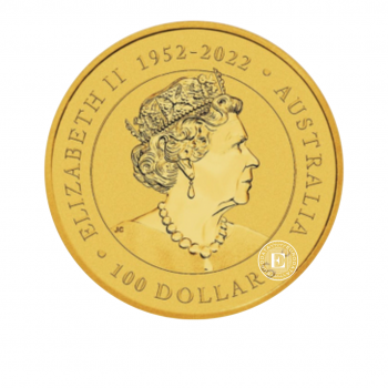 1 oz (31.10 g) gold coin Australian gold nugget - Pride of Australia, Australia 2023
