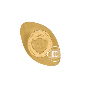 1 dolerio (0.50 g) auksinė moneta Regbio kamuolys, Palau 2022