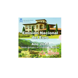 5.88 Eur monetų rinkinys La Rioja, Ispanija 2015