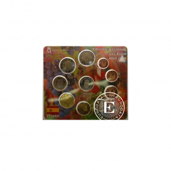 5.88 Eur coin set La Rioja, Spain 2015