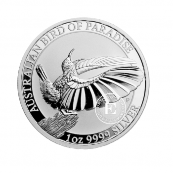 1 oz (31.10 g) silver coin Birds of Paradise - Victoria Bird of Paradise, Australia 2018