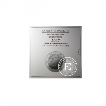  8.88 Eur monetų rinkinys, Slovėnija 2017