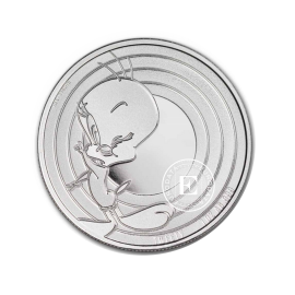 1 oz (31.10 g) silver coin  Looney Tunes - Tweety, Samoa 2023