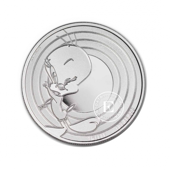 1 oz (31.10 g) sidabrinė moneta Looney Tunes - Tweety, Samoa 2023