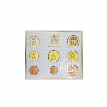 3.88 Eur apyvartinių monetų rinkinys, Vatikanas 2020