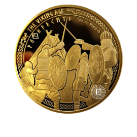 1 oz (31.10 g) auksinė moneta Vikingų amžius - Teisingumas, Kamerūnas 2023