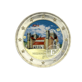 2 Eur Münze farbig Niedersachsen  - D, Deutschland 2014