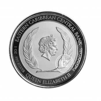 1 oz (31.10 g) sidabrinė moneta St. Vincent & The Grenadines - Warship, Rytų Karibų Salos 2022