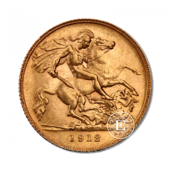 3.66 g gold Half Sovereign King George V, United Kingdom Mix year