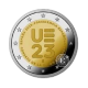 2 Eur coin on coincard Council Of The EU, Spain 2023