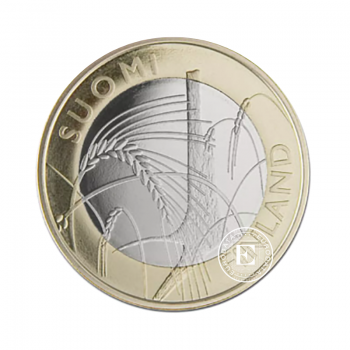 5 Eur PROOF moneta Istorinės provincijos Savonija, Suomija 2011