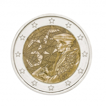 2 Eur proginė moneta Erasmus, Estija 2022