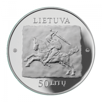 50 litų moneta Žemaitijos krikšto 600 metų sukaktis, Lietuva 2013