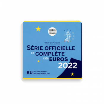 3.88 Eur BU monetų rinkinys, Prancūzija 2022