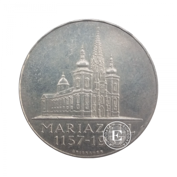 25 šilingų (13 g) sidabrinė moneta, Austrija mix metai