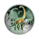3 Eur pièce de monnaie colorée Argentinosaurus Huinculensis, Austria 2021
