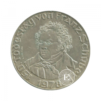 50 schilling silbermünze I Form, Österreich zufälliges Jahr