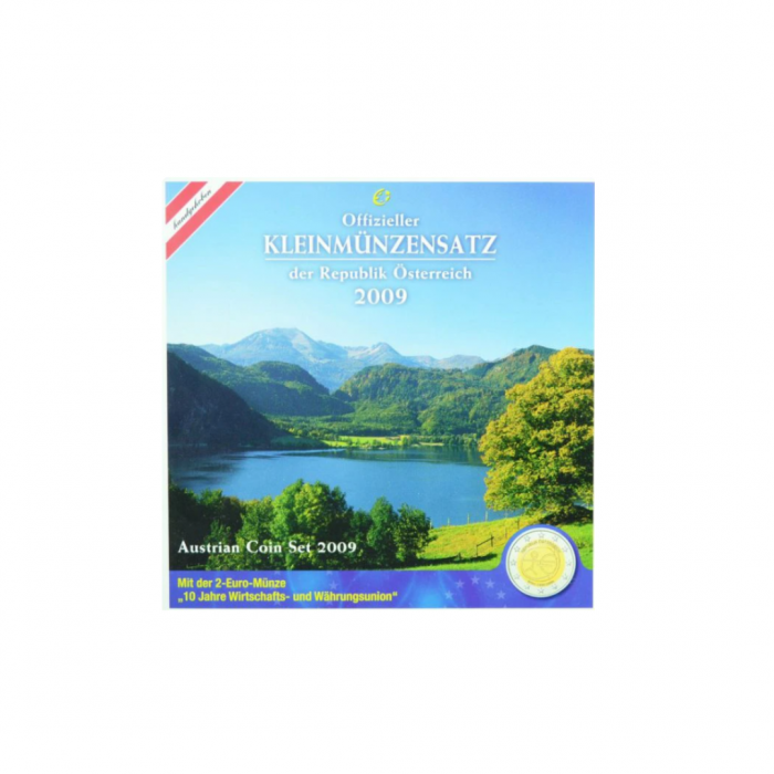 3.88 Eur apyvartinių monetų rinkinys Austrija 2009