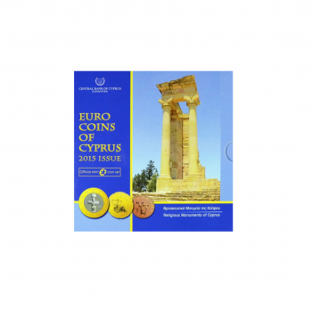 3.88 Eur apyvartinių monetų rinkinys Kipras 2015