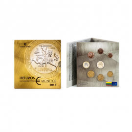 3.88 Eur apyvartinių monetų rinkinys, Lietuva 2015