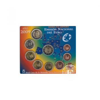 5.88 Eur monetų rinkinys, Ispanija 2009