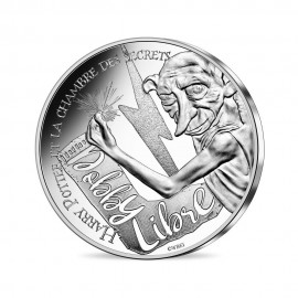 10 eurų sidabrinė* moneta, HARRY POTTER kolekcija 3/18, Prancūzija 2021 || Harry Potter and the Chamber of Secrets