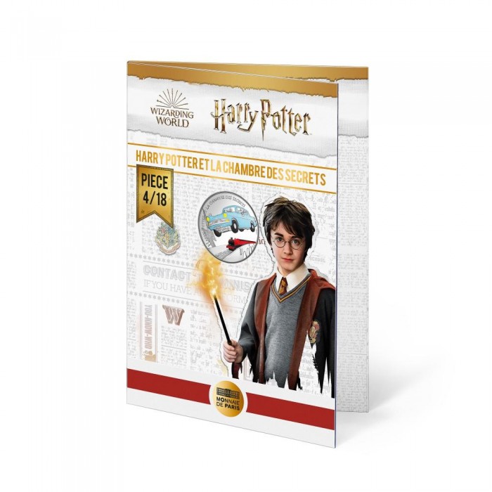 10 Eur silver coin Harry Potter and the Chamber of Secrets 04/18, France 2021