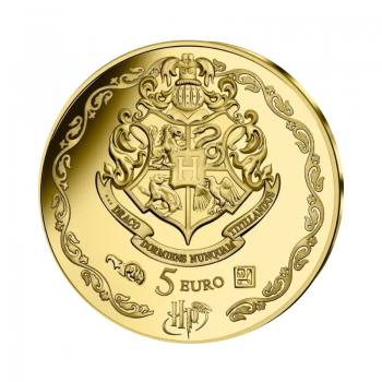5 eurų auksinė moneta HARRY POTTER Golden Snitch, Prancūzija 2022