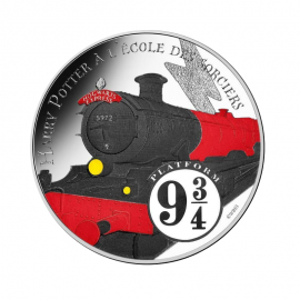 Srebrna moneta o nominale 10 euro Harry Potter i Kamień Filozoficzny 02/18, Francja 2021