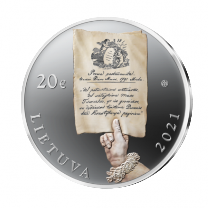 20 eur silver coin Republic of the Two Nations, Lithuania 2021