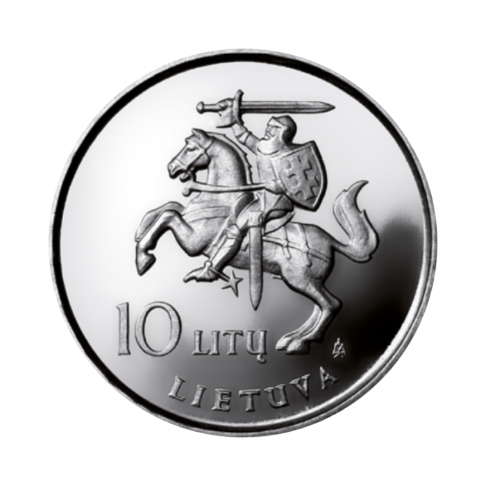 10 litų moneta Darius ir Girėnas, Lietuva 1993