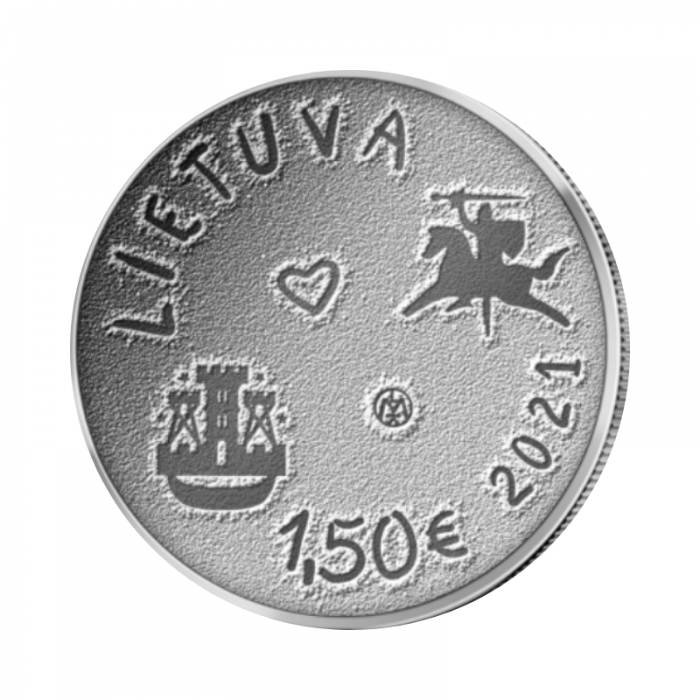 1,5 eurų moneta Jūros šventė, Lietuva 2021