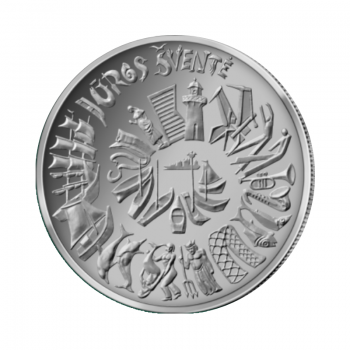 1,5 euro coin Sea Festival, Lithuania 2021