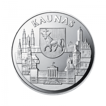 10 litų moneta Kaunas, Lietuva 1999