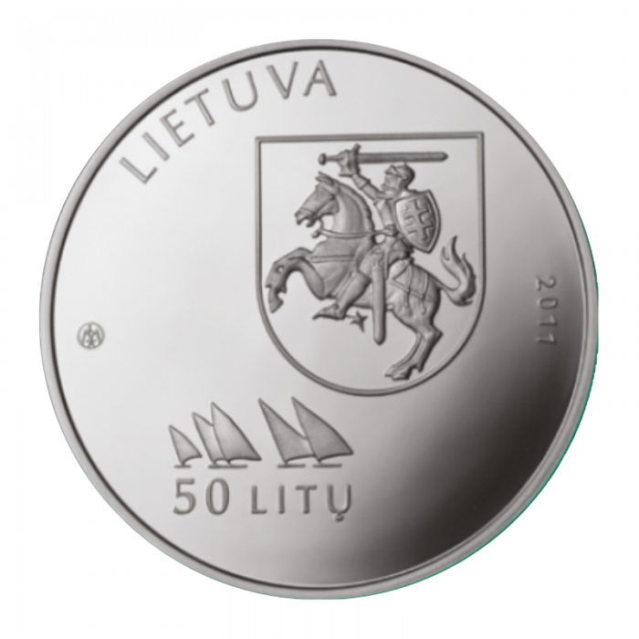 50 LTL coin Olympic games in London, Lithuania 2011