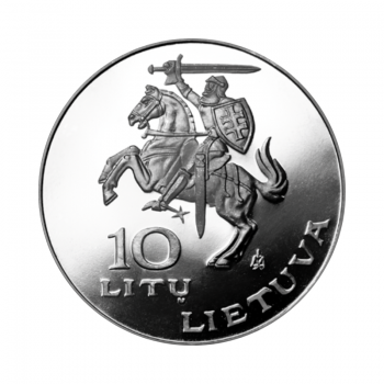 10 litų moneta pasaulio lietuvių dainų šventė, Lietuva 1994