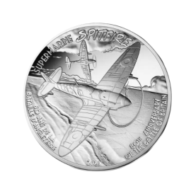 10 Eur silver coin Spitfire, France 2020